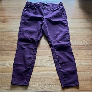 Gap burgundy Jeans size 12